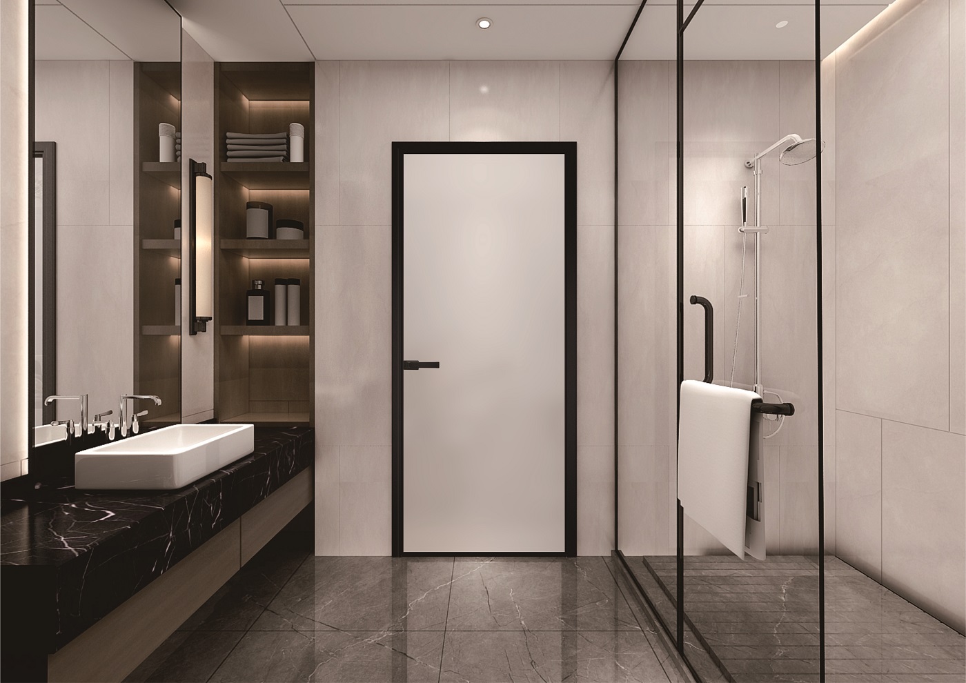 美度·GDM55A時尚窄邊平開門